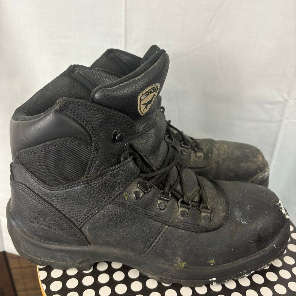 Irish Setter Ely 6" Steel Toe Work Boot  11 EE Black Leather Performance 83612